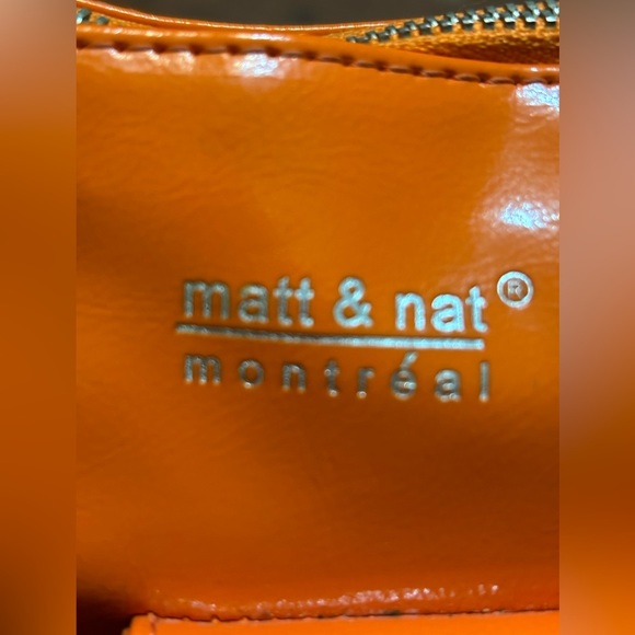 MATT & NAT Patent Vegan Leather Unfolding Shoulder Bag - Picture 8 of 15
